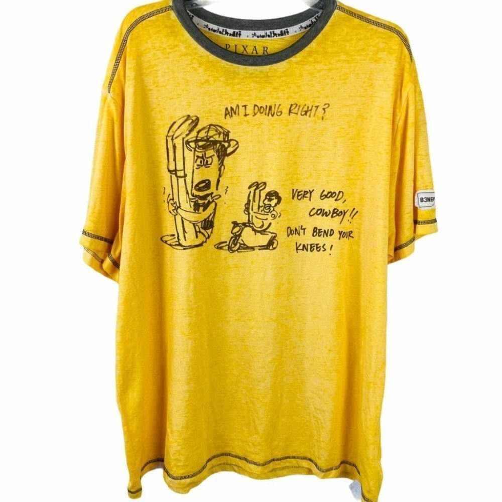 Pixar LE Toy Story 4 Shirt Woody & Duke Caboom XXL